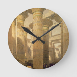 Horloge Ronde Hall des colonnes, Karnak, de "Egypte et Nubia", V