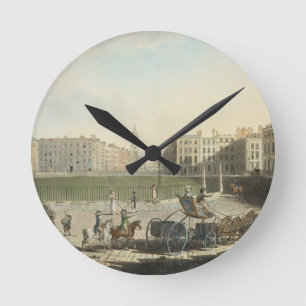 Horloge Ronde Hannovre ajustent, gravé par Robert Pollard