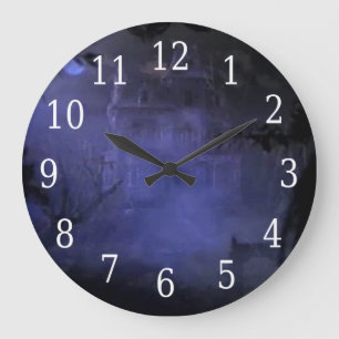 Horloge ronde hantée de Chambre de colline