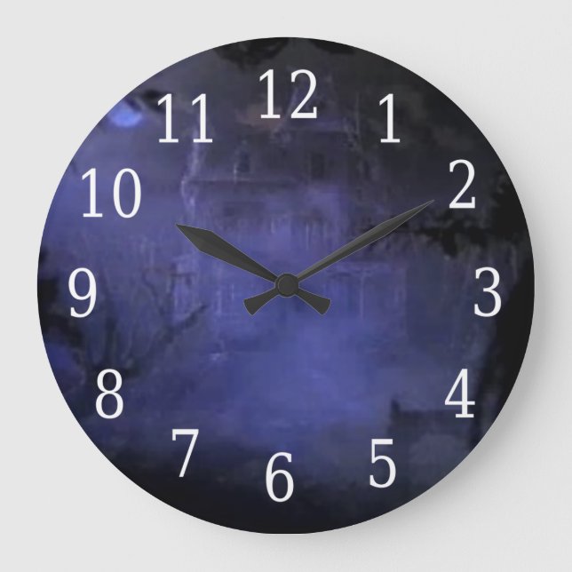 Horloge ronde hantée de Chambre de colline (Recto)