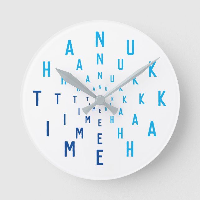 Horloge Ronde HANUKKAH TIME Letter (Recto)