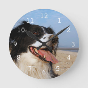 Horloge Ronde Happy dog