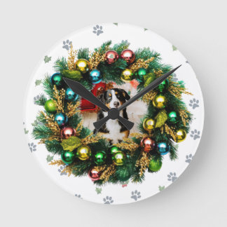 Horloge Ronde Happy Howlidays Photo Image