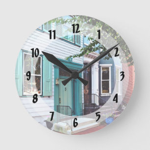 Horloge Ronde Harrisburg PA - Bâtiment avec porte verte