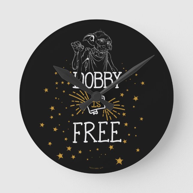 Horloge Ronde Harry Potter | Dobby Gratuit (Recto)
