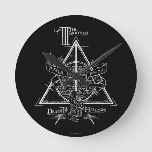Horloge Ronde Harry Potter Spell   HAUTEUR DE MORT Graphique