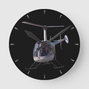 Horloge Ronde Hélico Wall Clock
