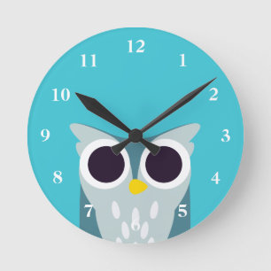 Horloge Ronde Henry le hibou