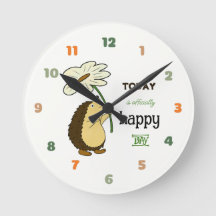 Hérisson mignon avec fleur