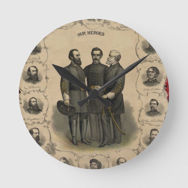 Horloge Ronde Héros de la guerre civile (Recto)
