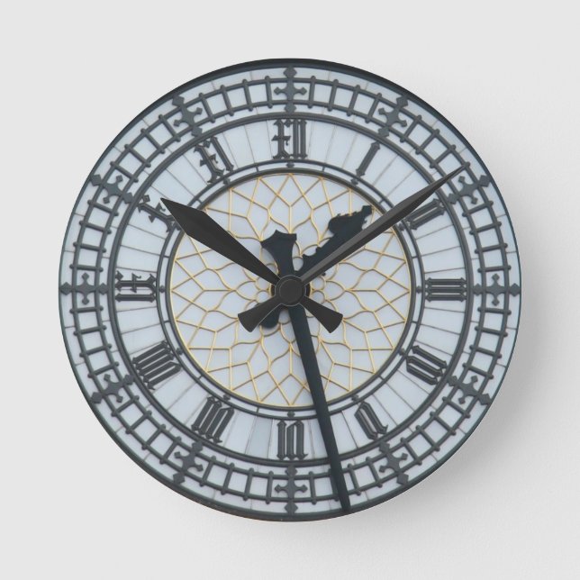Horloge Ronde Heure Big Ben Fun (Recto)