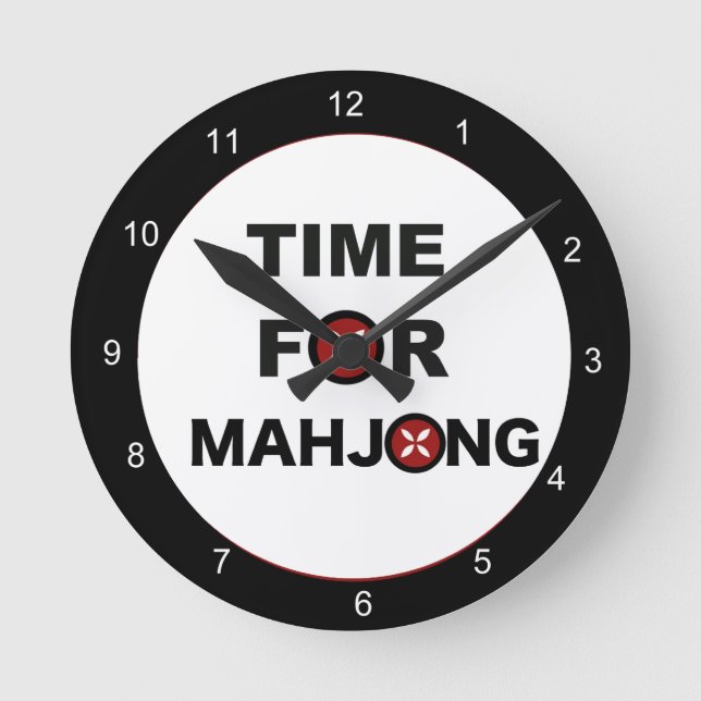 Horloge Ronde Heure pour Mahjong (Recto)