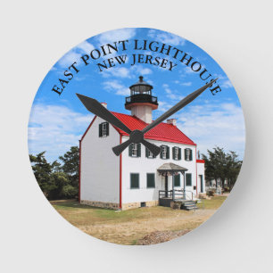 Horloge Ronde Heure ronde du phare d'East Point New Jersey
