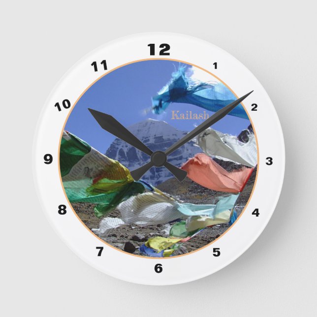 Horloge Ronde Holy mountain Kailash & Tibet, Bouddhism /Himalaya (Recto)