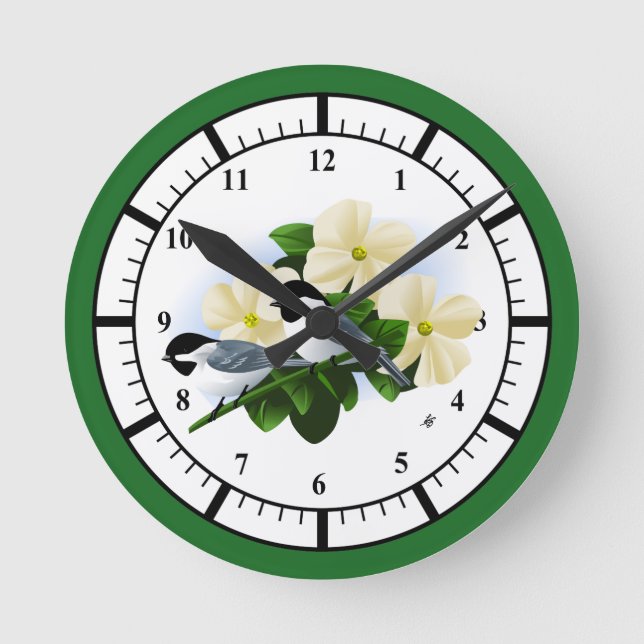 Horloge Ronde Horaires de poulet (Recto)