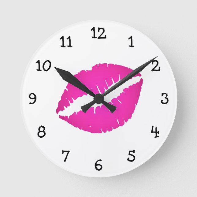 Horloge Ronde Hot Pink ombre Lipstick (Recto)