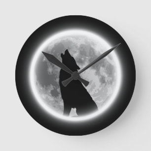 Horloge Ronde Howling Wolf