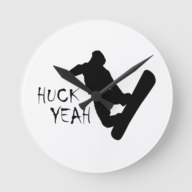 Horloge Ronde Huck Yeah (Recto)