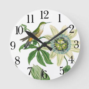 Horloge Ronde Hummingbird Bird