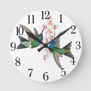 Horloge Ronde Hummingbird Bird
