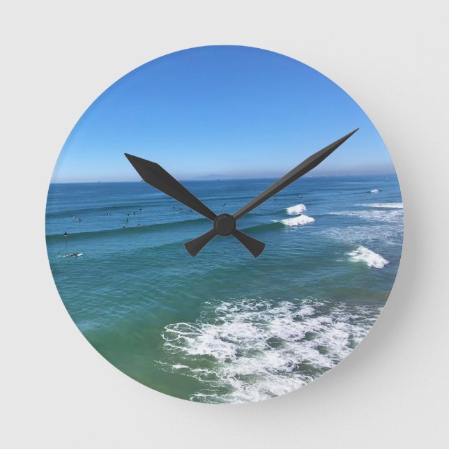 Horloge Ronde Huntington Beach, Californie (Recto)