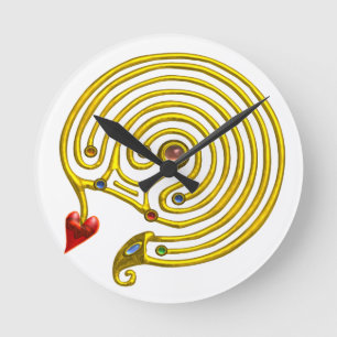 HORLOGE RONDE HYPER LABYRINTHE