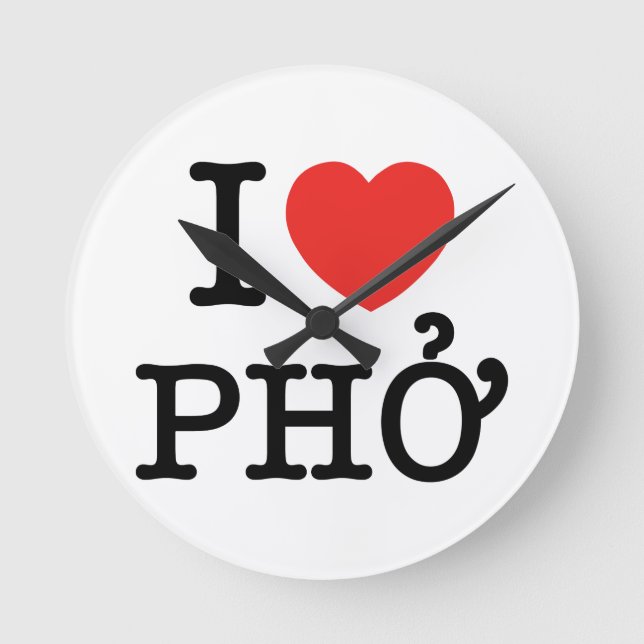 Horloge Ronde I Heart (Amour) Pho (Recto)
