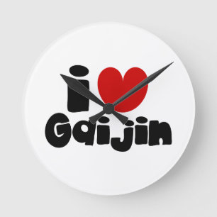 Horloge Ronde i heart Gaijin