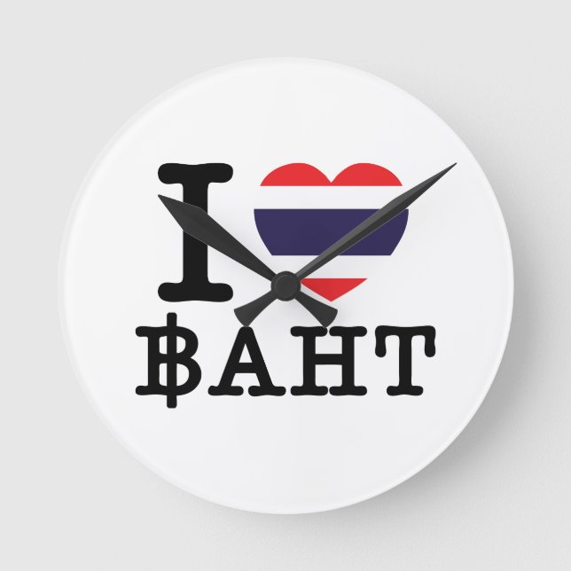 Horloge Ronde I Heart (Love) Baht (Recto)