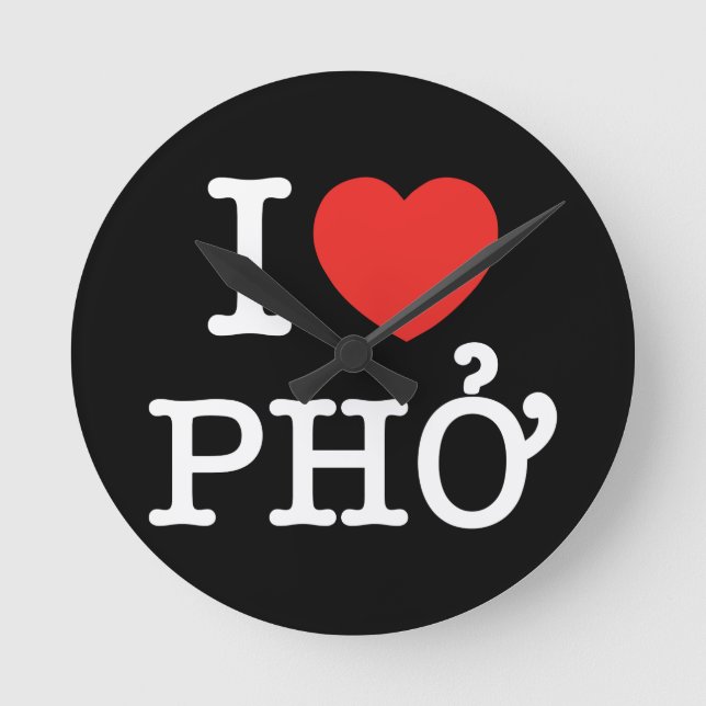 Horloge Ronde I Heart (Love) Pho (Recto)