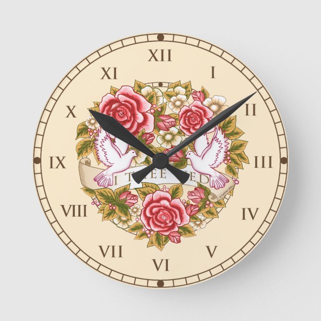 Horloge Ronde I L'horloge du mariage de mer (Recto)