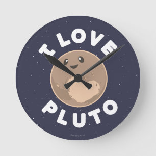 Horloge Ronde I Love pluton