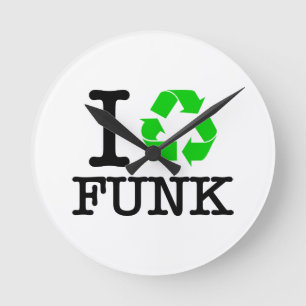 Horloge Ronde I Recycle Funk