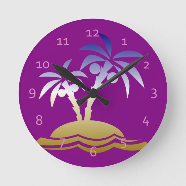 Horloge Ronde Île de paradis (Recto)
