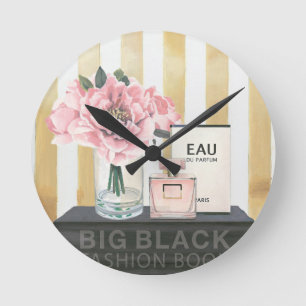 Horloge Ronde Île Wild Big Fashion Book