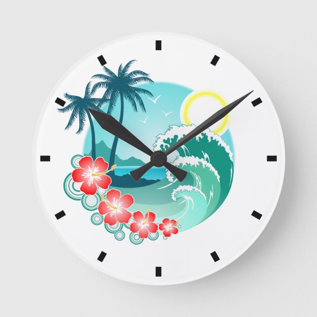 Horloge Ronde Iles hawaïennes (Recto)
