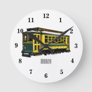 Horloge Ronde Illustration du chariot Mata