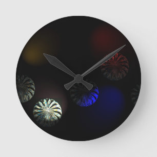 Horloge Ronde Imager cystal coloré