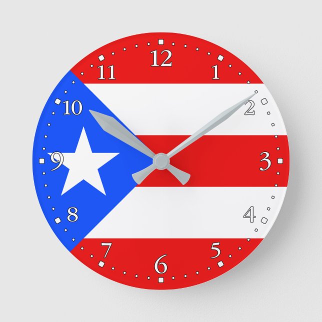 Horloge Ronde Indicateur Porto Rico (Recto)