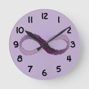 Horloge Ronde Infinity Clock