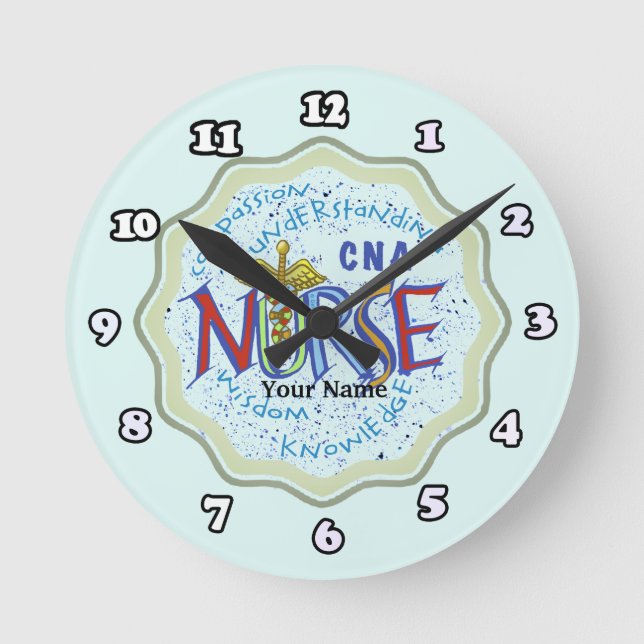 Horloge Ronde Infirmière Axiom (Recto)