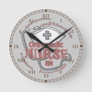 Horloge Ronde Infirmière orthopédique Axiome