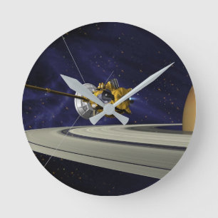 Horloge Ronde Insertion d'orbite de Saturne Cassini