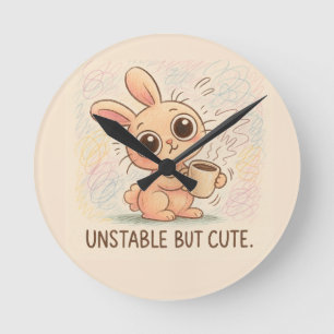 Horloge Ronde Instable mais Mignon