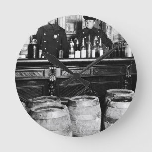 Horloge Ronde Interdiction - Police d'appel à la perquisition B