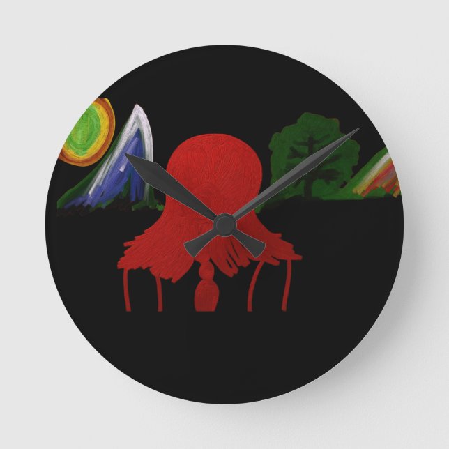 Horloge Ronde Invisible Girl Trapped in Another Universe (Recto)