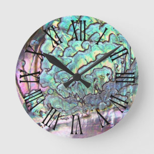 Horloge Ronde Iridescent Beautiful