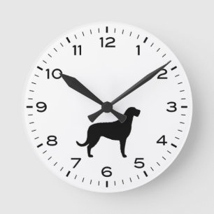 Horloge Ronde Irish Wolfhound Dog