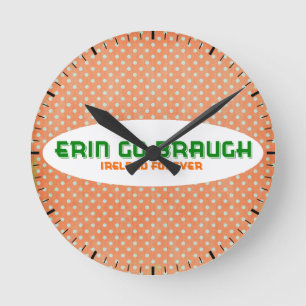 Horloge Ronde Irlande Pour toujours Pois