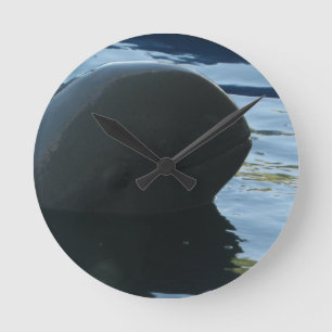 Horloge Ronde Irrawaddy Dolphin Peek-A-Boo